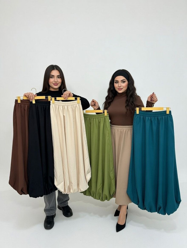 دامن قارچی (بالونی ) اعلا آستردار