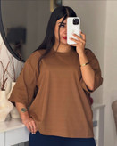 تیشرت باکسی پنبه گلوبال بیسیک