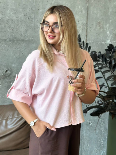 شومیز باکسی ینزی آستین کیمونو